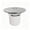 White, variant on Plastic Shower Drain Base, Anti-Odor Anti-Clog Floor Drain Insert for Bathroom, Universal Fit Black