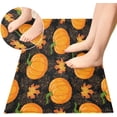 thumbnail image 4 of GZHJMY Thanksgiving Pumpkin Bathroom Rug Mat,Soft and Absorbent Bath Mats Non-Slip Carpet Machine Washable Kitchen Mat for Bathroom, Tub and Shower 39x20in Carpet Runner, 4 of 7
