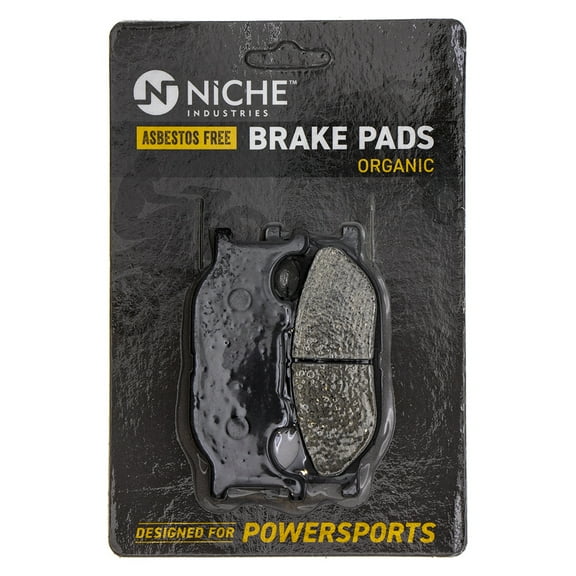 Niche Front Brake Pad Set for Yamaha V Star 1100 Organic Motorcycle 519-KPA2412D