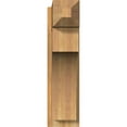 thumbnail image 2 of Ekena Millwork 8"W x 22"D x 30"H Westlake Rough Sawn Craftsman Outlooker, Western Red Cedar, 2 of 4