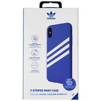 Adidas 3-Stripe Snap Case for iPhone Xs and iPhone X - Blue and White