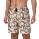 thumbnail image 1 of Balery Cartoon Cat Bañador para hombre, shorts de playa de secado rápido con entrepierna y forro de compresión-Medium, 1 of 6