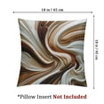 thumbnail image 4 of nygtbtfer Orange White Lines Print Throw Pillow Covers  Pillowcase Soft Square Decorative Cushion Cover for Bed Sofa Bedroom White, 4 of 7
