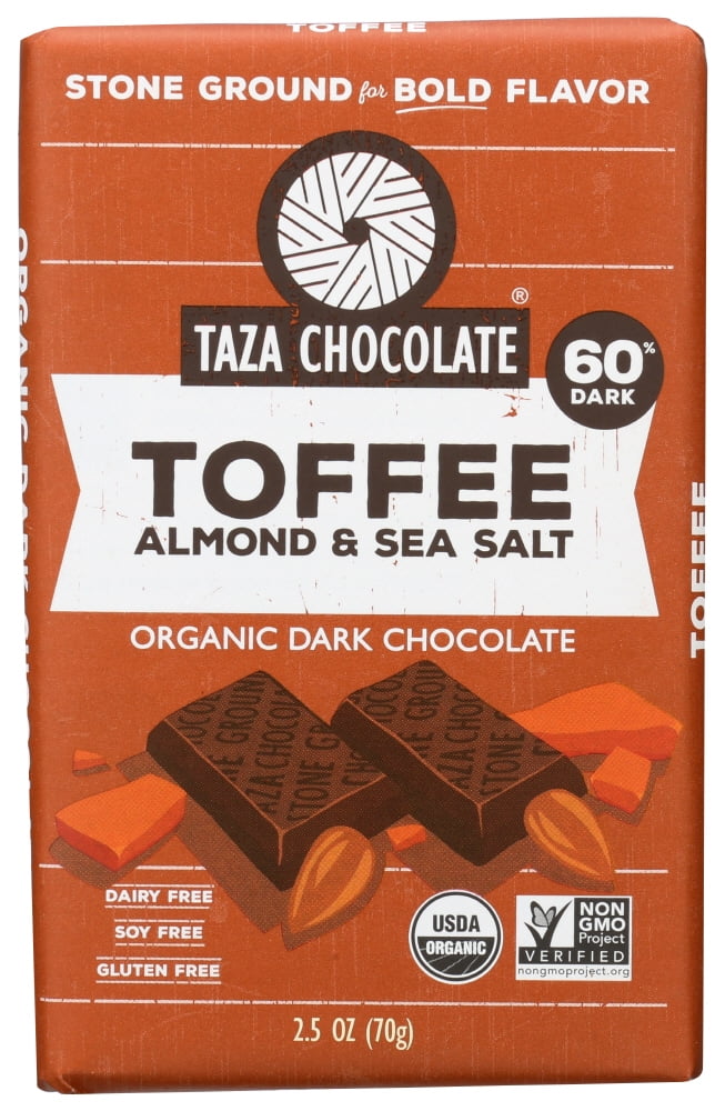 Taza Chocolate 60% Dark Chocolate Bar, 2.5 oz