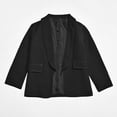 thumbnail image 6 of Teen Blazer for Kids Lapel Suit Open Front Long Sleeve Girls Black Jacket with Inner Pocket Dress Coat for Girls 11-12 Years Formal&nbsp;Outfits, 6 of 9