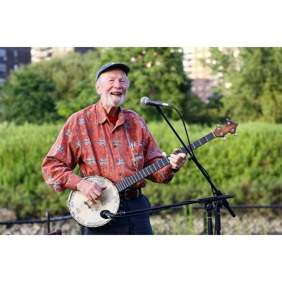 Pete Seeger Poster Giclee Print 27Inx40In for any room 27x40 Multi-Color Square Adults Best Posters