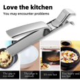thumbnail image 3 of Pinza para platos con pinza anti-escaldaduras, pinza para ollas y sartenes, pinza para platos calientes, pinzas para recuperar cuencos, suministros de cocina, 3 of 7