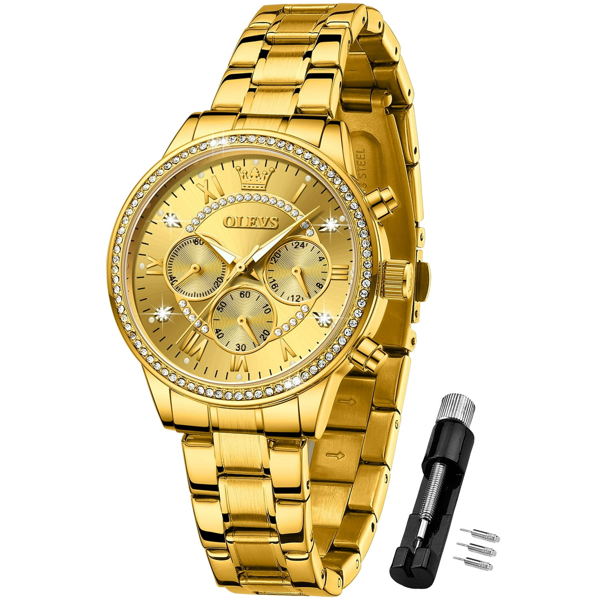 Womens gold dress watch hotsell