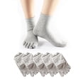 thumbnail image 1 of Calcetines de cinco dedos, calcetines con dedos, calcetines con dedos, calcetines de tubo de color sólido, absorbentes de sudor, transpirables, versátiles, calcetines de algodón de negocios para, 1 of 6