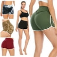 thumbnail image 4 of Women Summer Sports Shorts Casual Elastic Waist Gym Workout Yoga Shorts For Yoga Rope Skipping Shuttlecock Kicking Jogging, 4 of 8