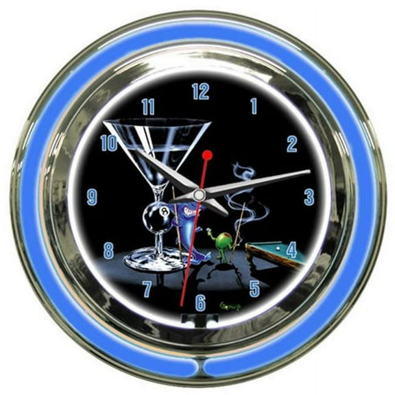 Petro Enterprises GODNC18-10 Pool Shark II 18 ft. Neon Clock