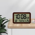 thumbnail image 3 of Reloj despertador digital con función de repetición y calendario, ideal para el hogar. 201x124x26 cm, 3 of 9