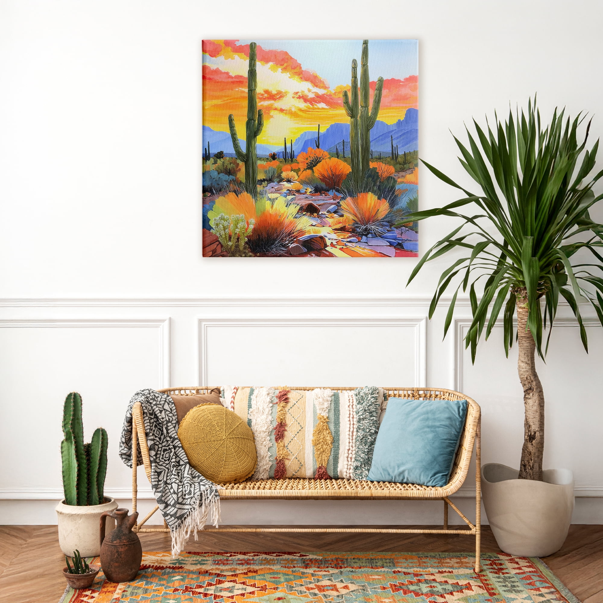 Stupell Industries Desert Splendor Cacti Canvas Wall Art, design by John Jaster