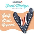 thumbnail image 3 of Margaritaville Foot Wedge Golf Sandals, Spikeless Golf Flip Flops for Women and Men - Red/White/Blue, Men’s 12/Women’s 13, 3 of 7