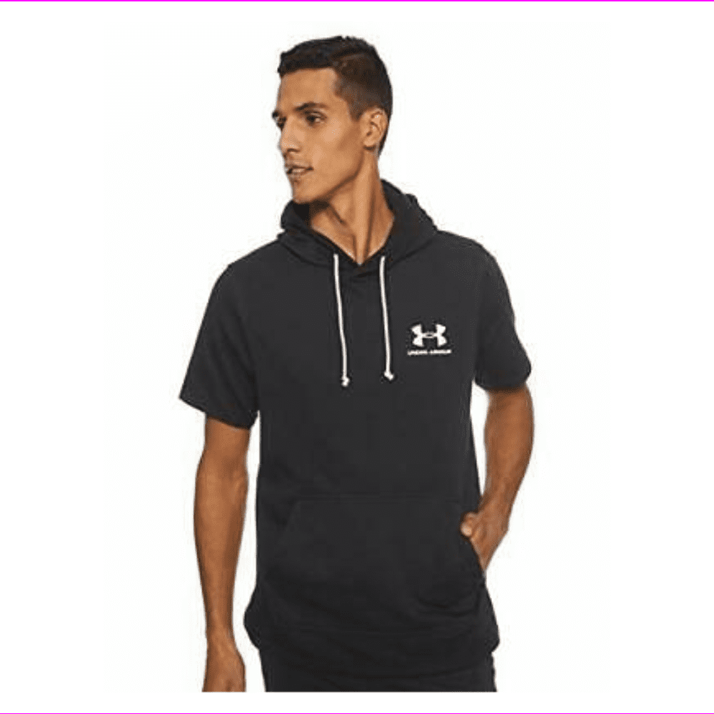 under armour men's sportstyle short sleeve hoodie