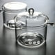 thumbnail image 5 of EeaseMX Olla de vidrio resistente al calor para sopa, olla transparente para guisos, olla para fideos instantáneos, cuencos para cocinas caseras y restaurantes (1,5 L con tapa de cuentas), 5 of 7