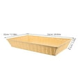 thumbnail image 2 of CTIRCHIU Buffet Server Food Warmer Tray Beige Plastic Platter for Catering Restaurants, 2 of 6
