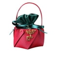 thumbnail image 2 of hengsof Christmas Leather Apple Bags Candy Bucket Tote Velvet Bags Christmas Apple Shaped Candy Gift Bags, 2 of 6