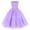 Light Purple, variant on IBTOM CASTLE Flowers Girls Tulle Lace Dress for Kids Wedding Bridesmaid Pageant Birthday Party Communion Formal Princess Prom Maxi Gown 6-7 Years White
