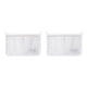 thumbnail image 4 of Monstrate Organizador colgante de bolsa de malla de almacenamiento para refrigerador con blanco hueco Blanco 2piezas Monstrate CBP162700, 4 of 5