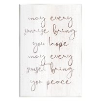 Sunrise Bring You Hope Uplifting Phrase Inspirational Graphic Art Unframed Art Print Wall Art