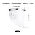 thumbnail image 2 of Uxcell Sewer Backflow Preventer, Anti-Odor Core for Horizontal Tube in Sewage Tanks 110mm/4.3inch 2, 2 of 7