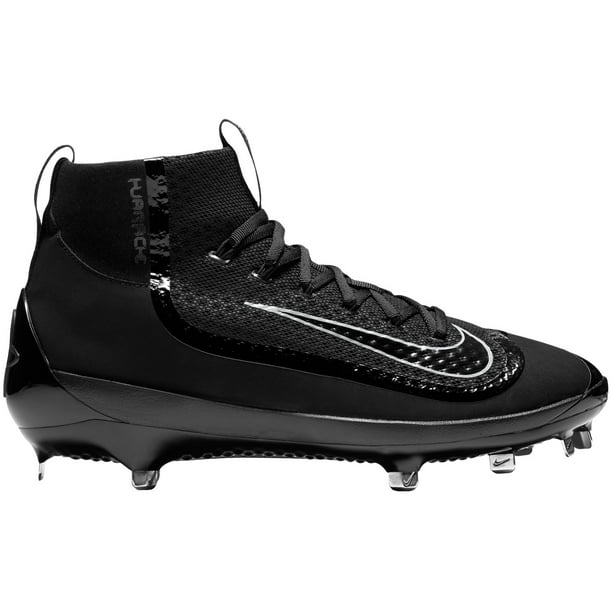 Nike Men's Air Huarache 2KFilth Elite Mid Baseball Cleats Black/Wolf