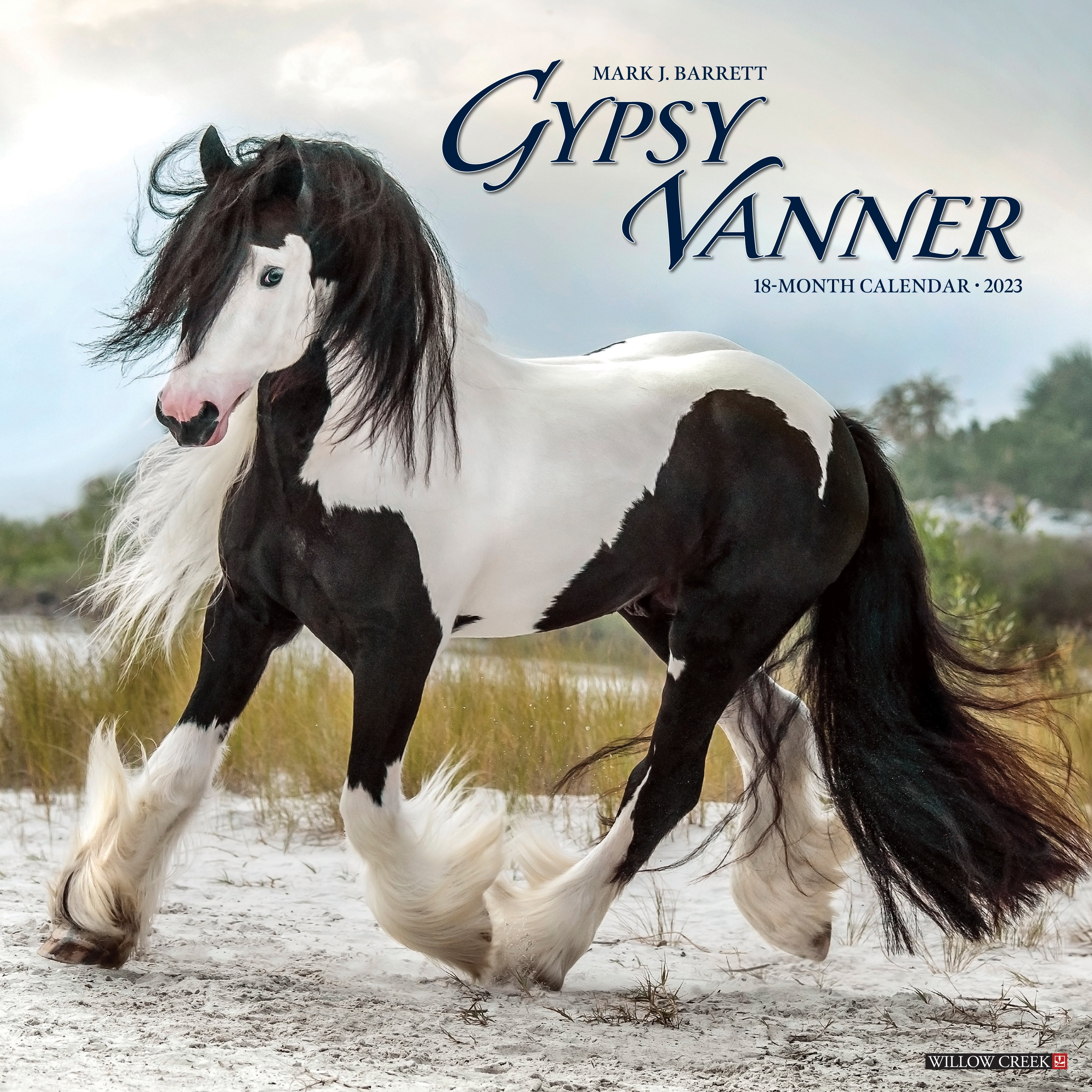 Gypsy Vanner Horse 2023 Wall Calendar