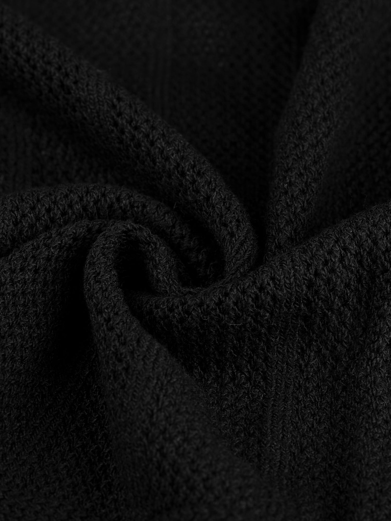 DARING DIVA Women's Vintage Bolero Cardigan Button Up Shrug Sweater L Black