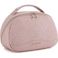 thumbnail image 1 of Travel Toiletry Bag for Women, Extra Large Opening Bag, Water-resistant travel essentials, Double-way Zippers Cosmetic Makeup Bag with Carry Handle, 1 of 4