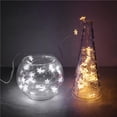thumbnail image 4 of Bearachild / 9.8ft 30-LED Luces de cadena Botón de luz de hadas Funciona con pilas Estrellas a prueba de agua Lámpara de alambre de cobre Lámpara de Iluminación y accesorios No.1 Bearachild HA026113-01, 4 of 5