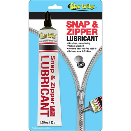 Snap & Zipper Lubricant + Protectant - Marine Grade Anticorrosive, Non-Toxic & Non-Staining LubeWill not wash off By Star