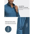 thumbnail image 3 of Xidunhg Men's Quarter Zip Pullover Long Sleeve, Moisture Wicking Quick Dry Athletic Shirt for Running Golf Gym Workout Casual, 3 of 13