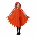 thumbnail image 4 of LILIYA Halloween Cloak Outfits Boy Girl Poncho Clothes Children Hooded Cloak Holiday Party Top Autumn Winter Outfit, 4 of 9