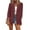 Wine, variant on Turilly Womens Jackets Ladies Women's Fashion Casual Solid Open Front Cardigan Long Sleeve Jacket Coat