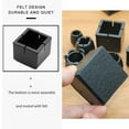 thumbnail image 2 of Chair Leg Protector Portable Reusable Scratch-proof Pad Protective Household Office House Office Dormitory Restaurant Furniture Protective Cap Type 8, 2 of 6