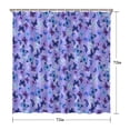 thumbnail image 5 of Purple Butterfly Pattern Shower Curtain 72"x72" ,Bathroom Decorative Shower Curtains Set with 12 Hooks,Modern Waterproof Washable Shower Curtain, 5 of 6