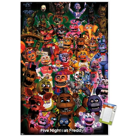 Five Nights at Freddy's - Ultimate Group Wall Poster, 22.375" x 34"
