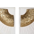 thumbnail image 4 of Lyla Modern Boho Style Sunburst Metal Panels Art, 4 of 6