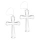 thumbnail image 5 of unbranded 2Ud Adorno Colgante De Cruz Acrílica Transparente Para De Pascua Y, 5 of 8