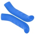 thumbnail image 2 of Protección de silicona para bicicletas de montaña y carretera: cubiertas antideslizantes azules para manubrios de freno de bicicleta, 2 of 8