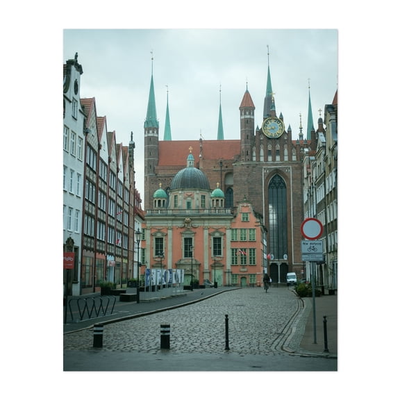 Royal Chapel, Gdańsk - Gdańsk Pomorskie Poland Photography Unframed Wall Art Print 8 x 10 inches