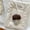 Brown mushroom pendant, variant on New Korean style textured fabric bear, swan, puppy, and cherry pendants. Sweet and cute keychains and bag charms