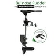 thumbnail image 2 of Bullnose Rudder clamp on boat rudder fits most 24 55 thrust trolling motors Commonly used for inflatable Pontoon Pelican Bass Raider 10E fishing Kayak Canoe Jon boat small Aluminum boat etc, 2 of 3