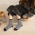 thumbnail image 4 of 4 Pairs Women Socks Striped Fluffy Coral Velvet Thick Warm Winter Socks Girls Indoor Floor Towel Socks(Light Green,Grey,Black,Christmas Red), 4 of 8