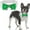 Green, variant on Elegant Dog Bow Tie - Cute Tuxedo Bowtie with Adjustable White Collar for Formal Pets - Perfect for Valentines, Weddings, and Birthdays