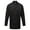 Black, variant on Premier Mens Coolchecker Long-Sleeved Chef Jacket