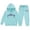 Light Blue, variant on DGMIOCS Girls Clothes Toddler Sweatshirts 2 Piece Top & Pants Kids Long Sleeve Fall Pullover and Joggers School Outfits Sets Light Blue 110