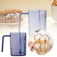 thumbnail image 2 of Large Capacity Transparent Square Toothbrush Holder Cup For Modern Bathroom Organization With Efficient Drain Design, 2 of 7