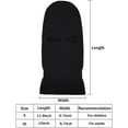 thumbnail image 7 of GRNSHTS 2-Hole Knitted Full Face Cover Ski Neck Gaiter, Winter Balaclava Warm Knit Beanie for Outdoor Sports (Black), 7 of 7